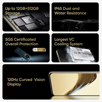 Телефон Realme 13 Pro+ 8GB/256GB (золотистый)