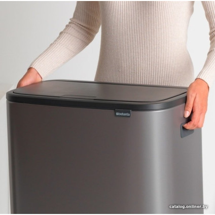 Мусорное ведро Brabantia Bo Touch Bin 60 л (платиновый)