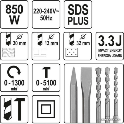 Перфоратор Yato YT-82122