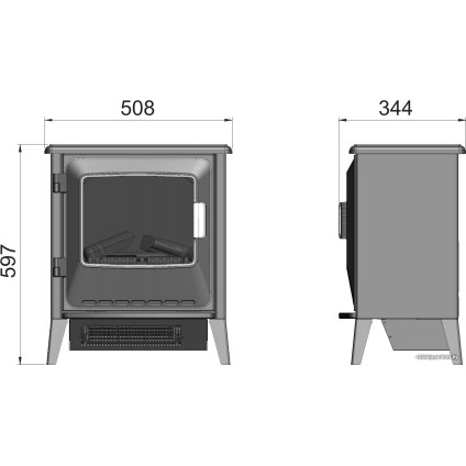 Электрокамин Dimplex Lucia Optiflame Electric Stove LUC20