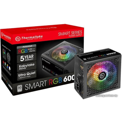 Блок питания Thermaltake Smart RGB 600W (230V) SPR-600AH2NK-2