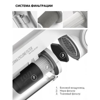 Пылесос Deerma DX700 (международная версия)