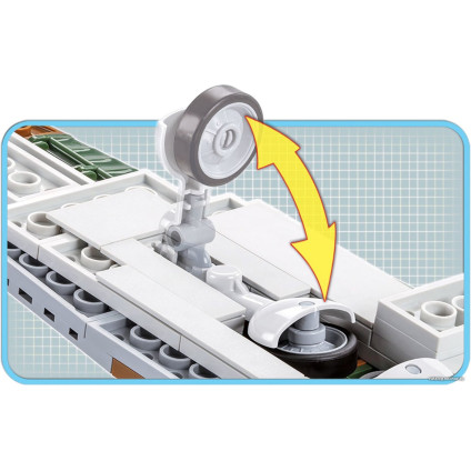 Конструктор Cobi World War II 5720 Dewoitine D.520