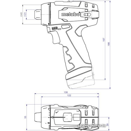 Дрель-шуруповерт Metabo PowerMaxx BS Basic 600984500 (с 2-мя АКБ, кейс)