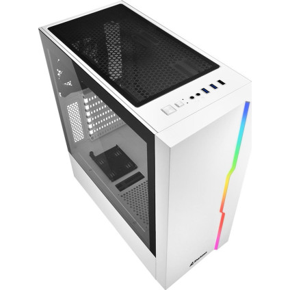 Корпус Sharkoon RGB Slider (белый)