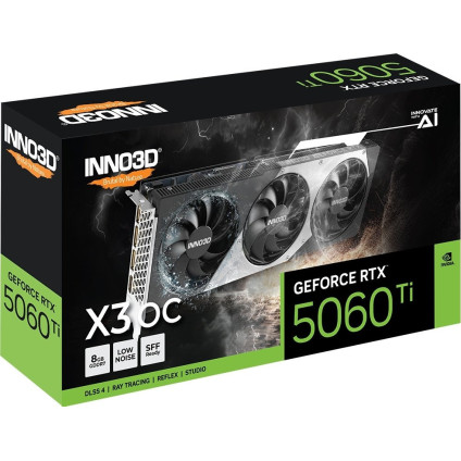 Видеокарта Inno3D GeForce RTX 5060 Ti 8GB Twin X3 OC N506T3-08D7X-193075L