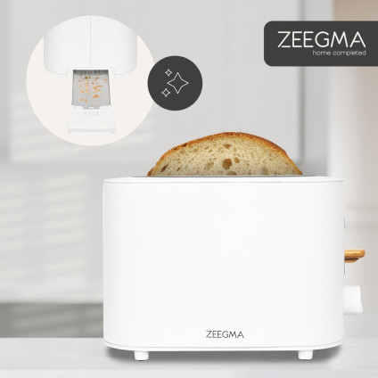 Тостер Zeegma Tostee White Wood