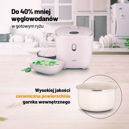 Рисоварка Lauben Low Sugar Rice Cooker 3000WT