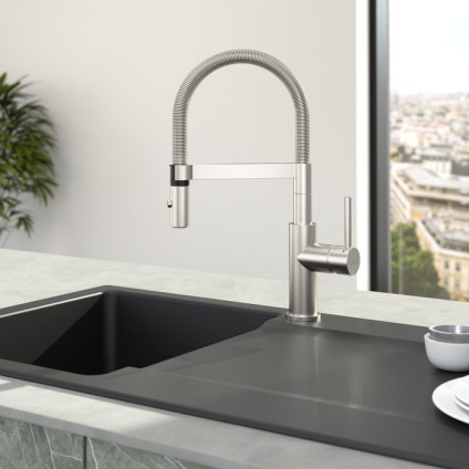 Смеситель Villeroy & Boch Steel Expert Compact 927300LC