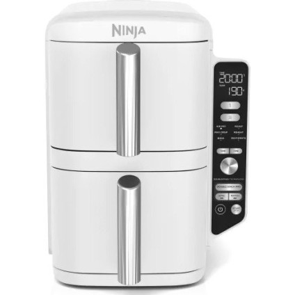 Аэрогриль (аэрофритюрница) Ninja Double Stack XL 2-Drawer Air Fryer 9.5L Wit SL400EUWH