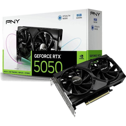 Видеокарта PNY GeForce RTX 5050 Dual Fan VCG50508DFXPB1