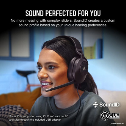 Наушники Corsair HS65 Surround (карбон)