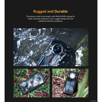 Телефон Cubot King Kong 9 (черный)