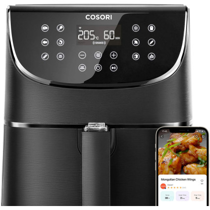 Аэрогриль (аэрофритюрница) Cosori TurboBlaze Chef Edition Air Fryer CAF-DC601-KEU Grey