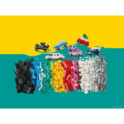 Набор деталей LEGO Classic 11036 Создавай автомобили