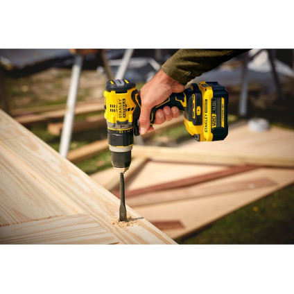 Ударная дрель-шуруповерт Stanley SFMCD721M2K (с 2-мя АКБ, кейс)