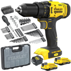 Дрель-шуруповерт Stanley SFMCD700D2A (с 2-мя АКБ, кейс)