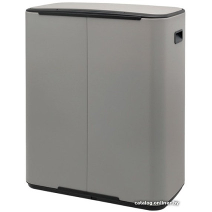Система сортировки мусора Brabantia Bo Pedal Bin 2 x 30 л (минерально-серый)
