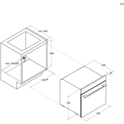 Электрический духовой шкаф Haier ID Series 4 H6 ID46G5SYTB