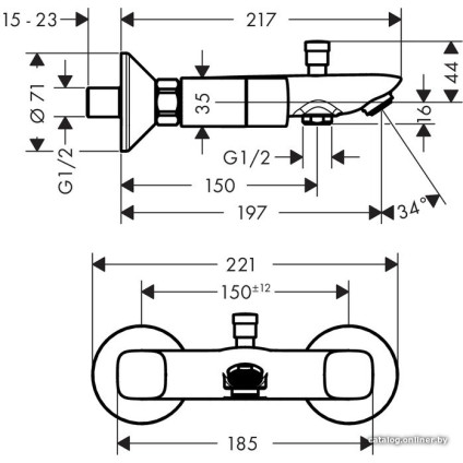 Смеситель Hansgrohe Logis 71243000