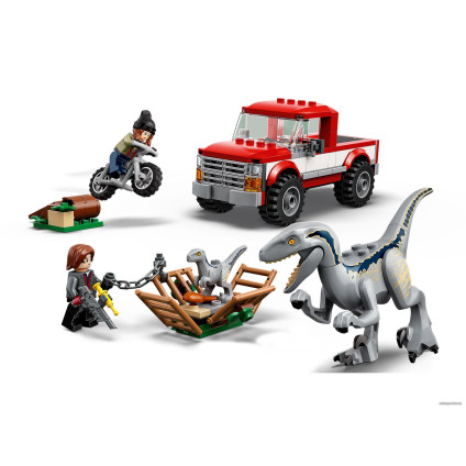 Конструктор LEGO Jurassic World 76946 Блу и поимка бета-велоцираптора