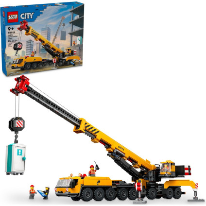 Конструктор LEGO City 60409 Желтый мобильный строительный кран