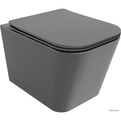 Унитаз подвесной Mexen Teo 30854071 (темно-серый матовый) (без бачка)
