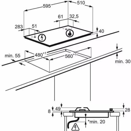 Варочная панель Electrolux KGS64362XX