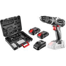 Ударная дрель-шуруповерт GRAPHITE 58G020-SET2 (с 2-мя АКБ, кейс)