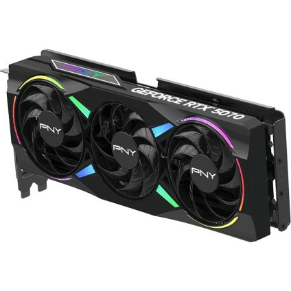 Видеокарта PNY GeForce RTX 5070 ARGB EPIC-X RGB Overclocked Triple Fan VCG507012TFXXPB1-O