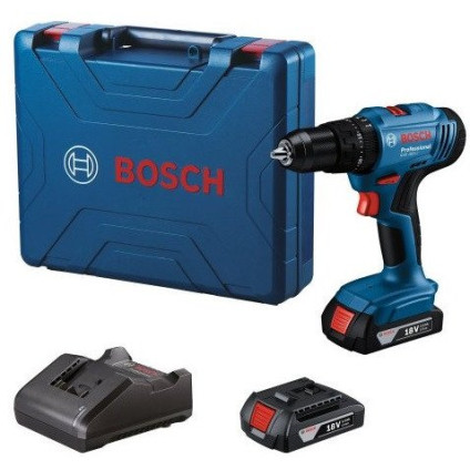 Ударная дрель-шуруповерт Bosch GSB 183-LI Professional 06019K9100 (с 2-мя АКБ, кейс)