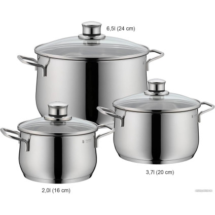 Набор кастрюль WMF Diadem Plus 0730036040