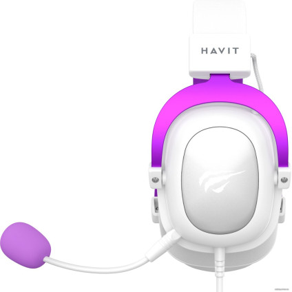 Наушники Havit Gamenote H2002d (белый/фиолетовый)