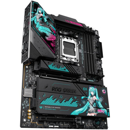 Материнская плата ASUS Rog Strix X870E-H Gaming WiFi7 Hatsune Miku Edition