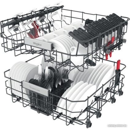 Отдельностоящая посудомоечная машина Whirlpool WFO 3T133 P 6.5 X
