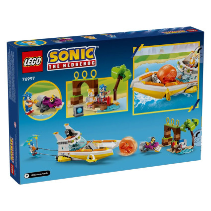 Конструктор LEGO Super Sonic Приключения на лодке Тейлза 76997