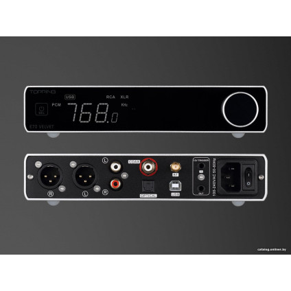 Цифро-аналоговый преобразователь Topping E70 Velvet (серебристый)