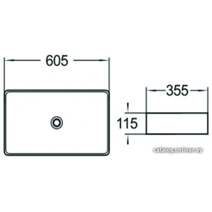 Умывальник Mexen Nadia MEX-21616000