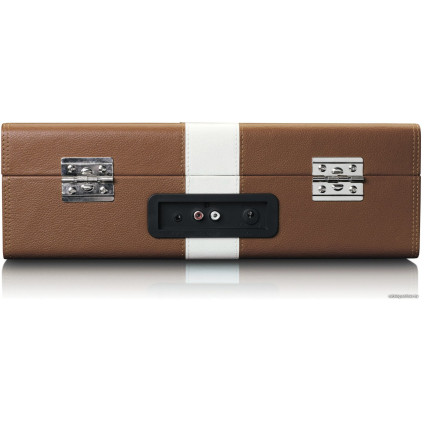 Виниловый проигрыватель Lenco TT-120 (коричневый/белый)