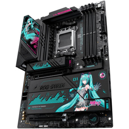 Материнская плата ASUS Rog Strix X870E-H Gaming WiFi7 Hatsune Miku Edition