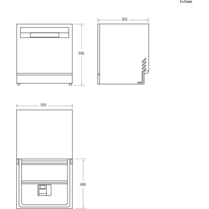 Настольная посудомоечная машина Candy CP 8F9FFW