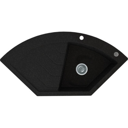 Кухонная мойка Kernau KGS B 90 1B1D Black Metallic