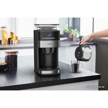 Капельная кофеварка Krups Grind Aroma KM832810
