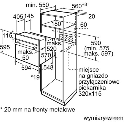 Электрический духовой шкаф Bosch HBF114ES0