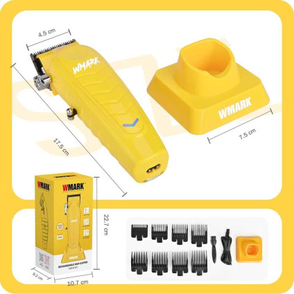 Машинка для стрижки волос Wmark NG-139 (желтый)