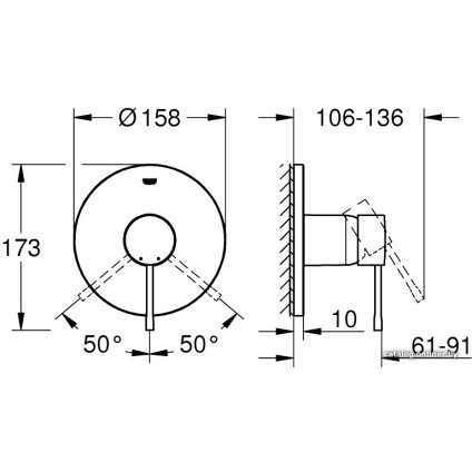Смеситель Grohe Essence 24057001 (хром)