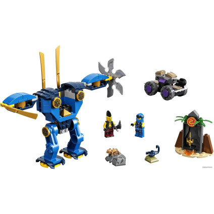Конструктор LEGO Ninjago 71740 Электрический робот Джея