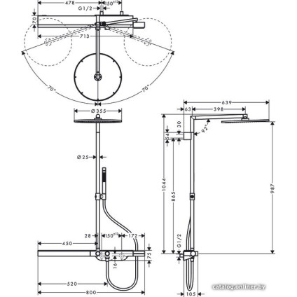 Душевая система  Axor ShowerSolutions 27984000