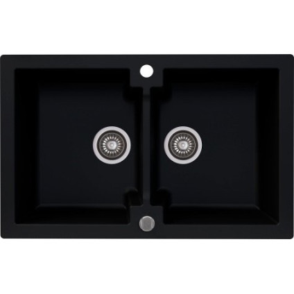 Кухонная мойка Kernau KGS A 80 2B Deep Black