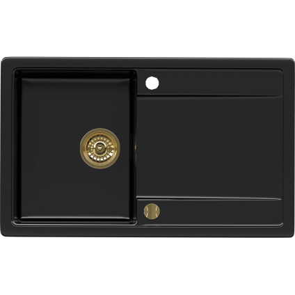 Кухонная мойка Kernau KGS Z 4575 1B1D Deep Black